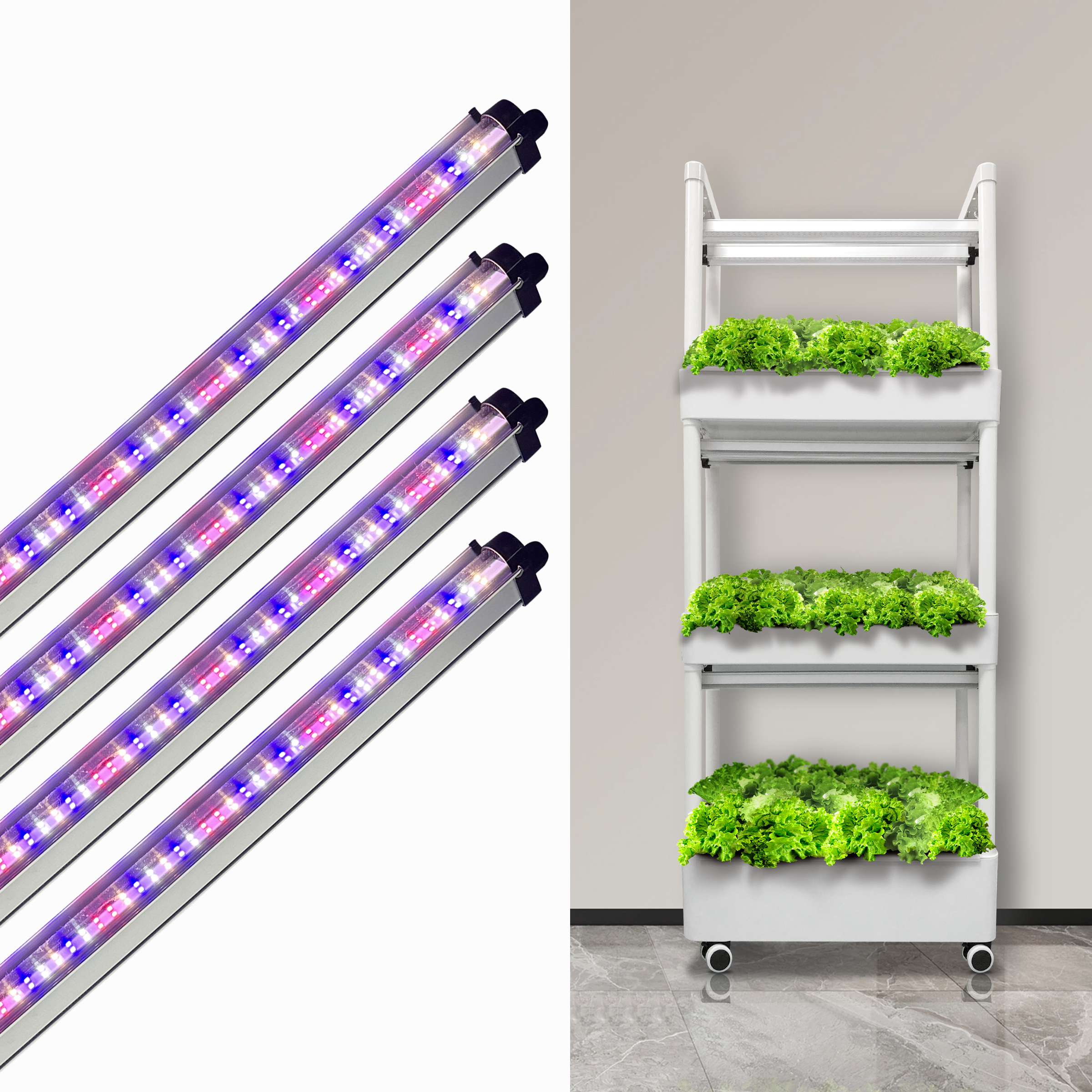 Redfarm 30w 45w 60w Seedling Cloning Led Grow Light Indoor plant growth lights Hydroponic grow lights RedFarm