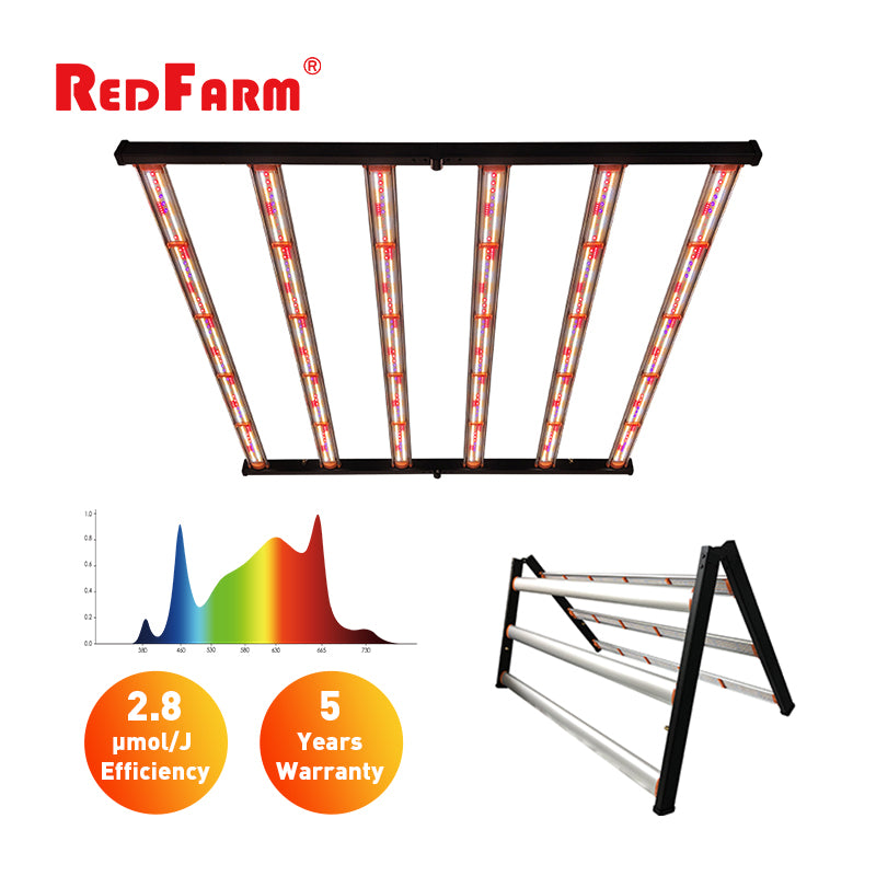 Redfarm hotsale BT 720t 720w UV IR led grow light 2 Channels full spectrum