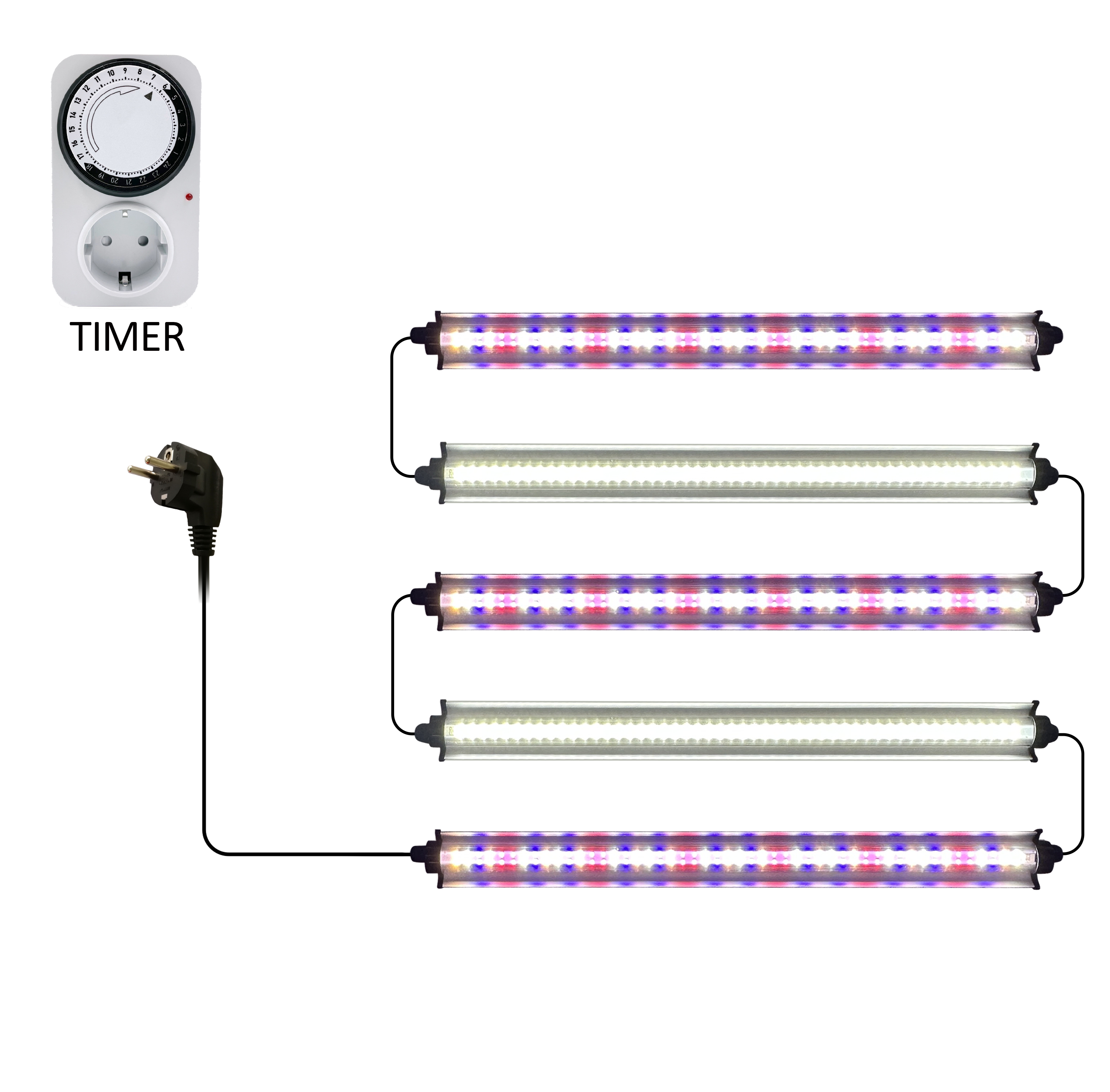 Redfarm 30w 45w 60w Seedling Cloning Led Grow Light Indoor plant growth lights Hydroponic grow lights RedFarm