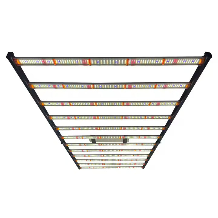 Red Farm 800W High Efficacy LED Grow Light 4x8FT 12Bars Clone Veg Light Aluminum Plant Light for Indoor Bloom High PPFD RedFarm