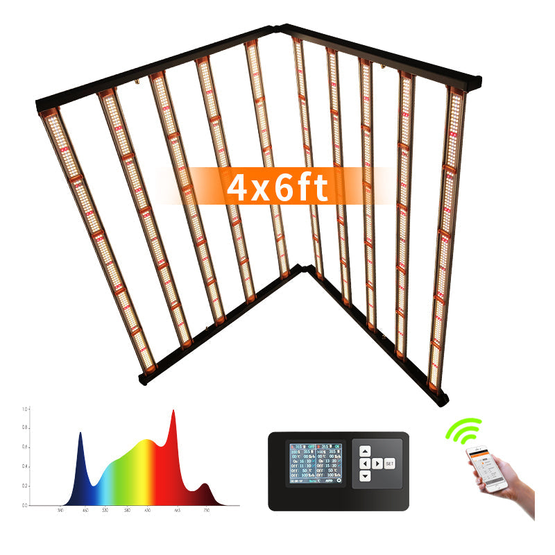 Redfarm 1100W UV IR Samsung 4x6 ft Led Gorw Light Full Spectrum RedFarm