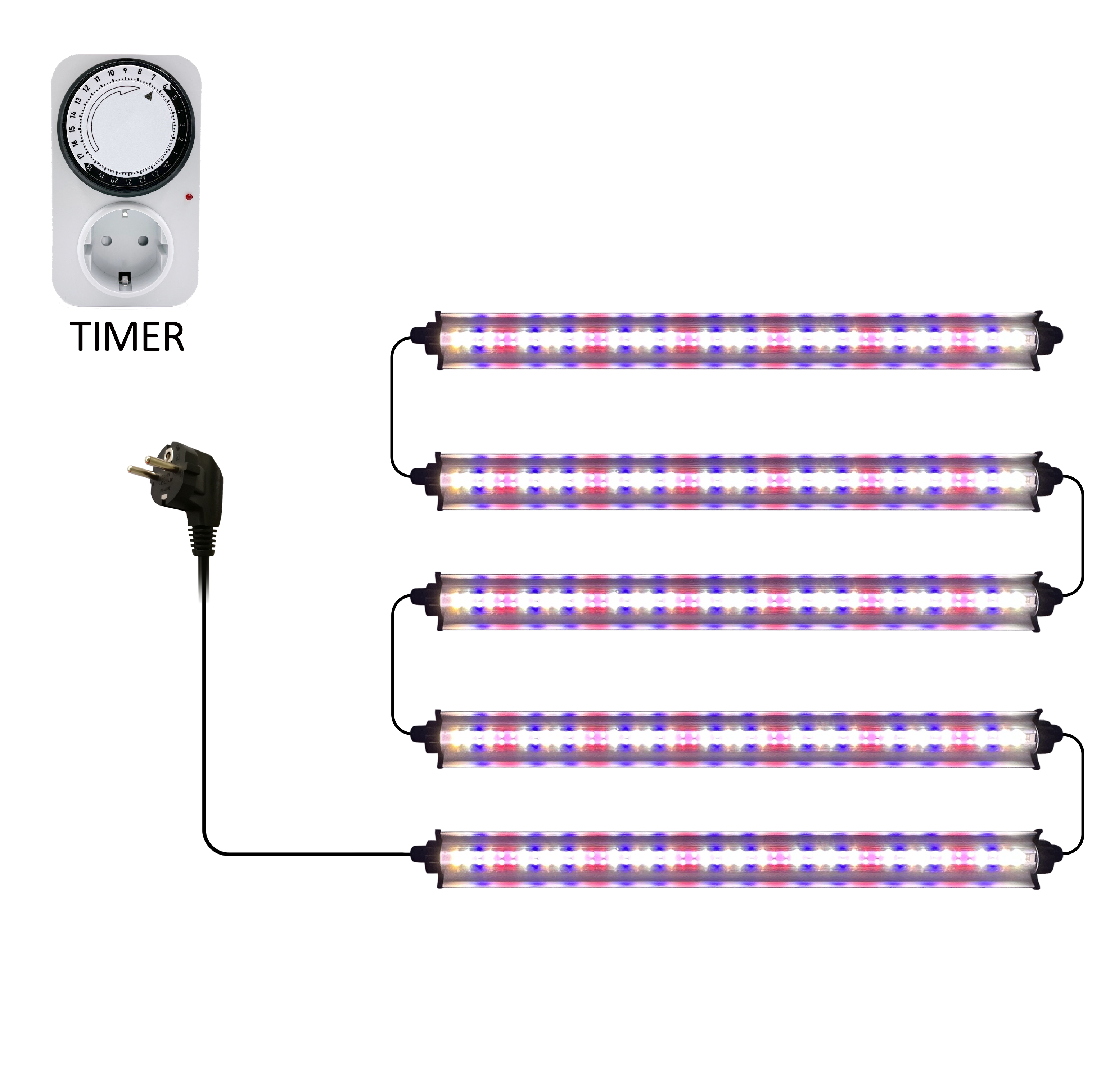 Redfarm 30w 45w 60w Seedling Cloning Led Grow Light Indoor plant growth lights Hydroponic grow lights RedFarm