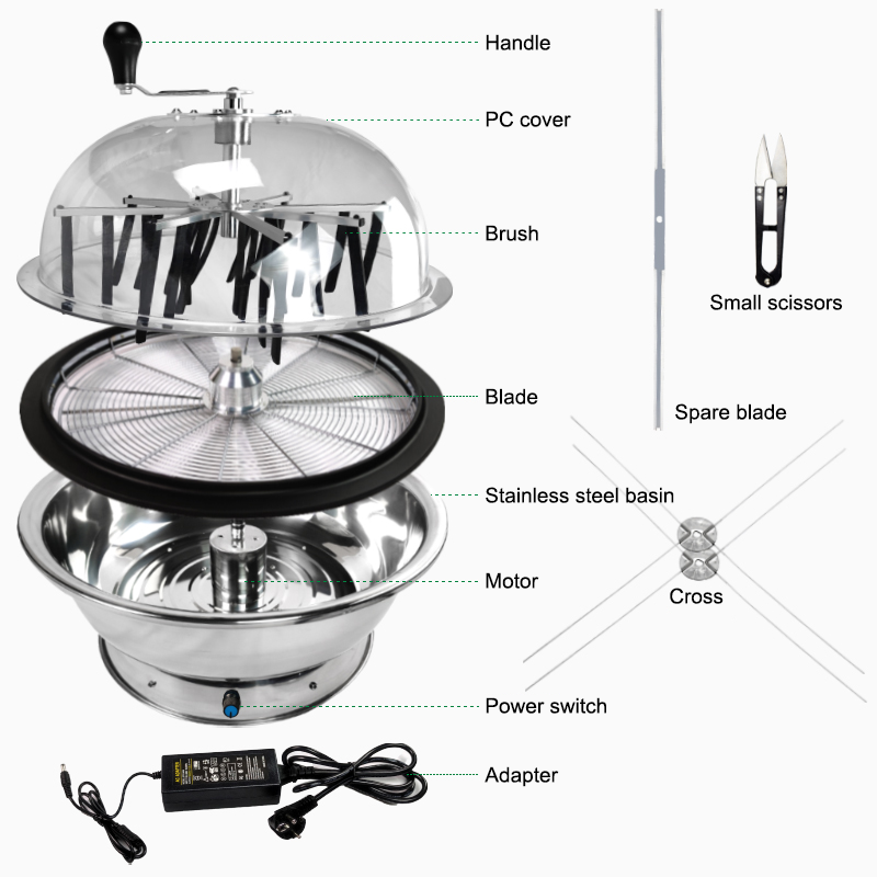 19-inch  Electric Bowl Leaf Bud Trimmer